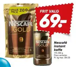 Bilka Nescafé instant kaffe tilbud