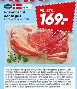 Bilka Nakkefilet af dansk gris tilbud