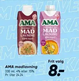 Bilka AMA madlavning tilbud