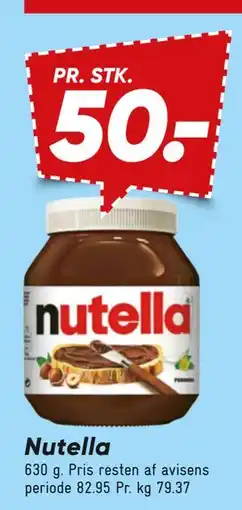 Bilka Nutella tilbud
