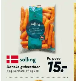 Bilka Danske gulerødder tilbud