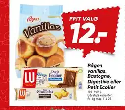 Bilka Pågen vanillas, Bastogne, Digestive eller Petit Ecolier tilbud