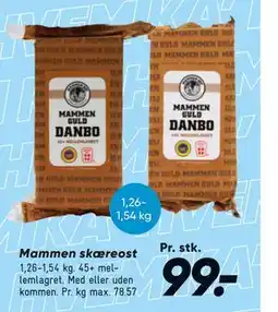 Bilka Mammen skæreost tilbud