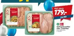 Bilka Kyllingebrystfilet eller -inderfilet tilbud