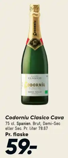 Bilka Codorniu Clasico Cava tilbud
