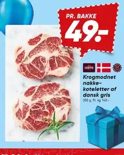Bilka Krogmodnet nakkekoteletter af dansk gris tilbud