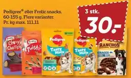 Bilka Pedigree eller Frolic snacks tilbud