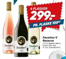 Bilka Faustino V Reserva tilbud