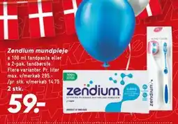 Bilka Zendium mundpleje tilbud