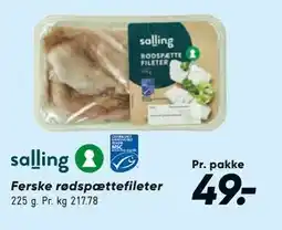 Bilka Ferske rødspættefileter tilbud