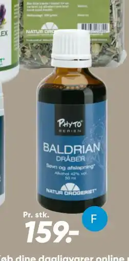Bilka Natur drogeriet baldrian dråber tilbud