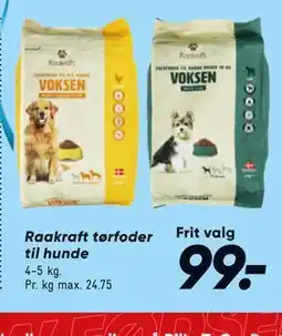 Bilka Raakraft tørfoder til hunde tilbud