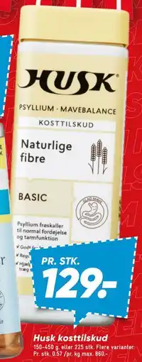 Bilka Husk kosttilskud tilbud