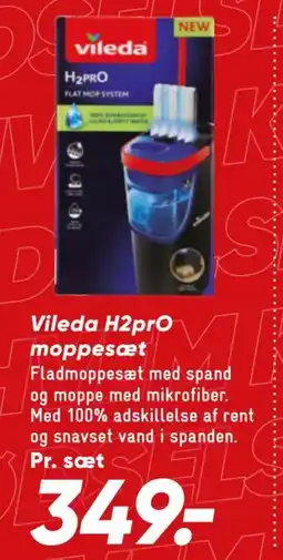 Bilka Vileda H2prO moppesæt tilbud