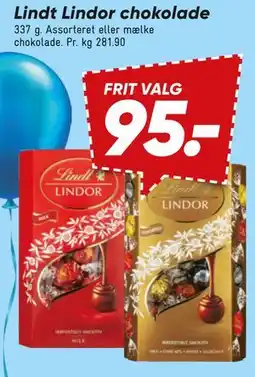 Bilka Lindt Lindor chokolade tilbud