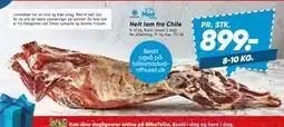 Bilka Helt lam fra Chile tilbud