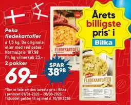 Bilka Peka flødekartofler tilbud