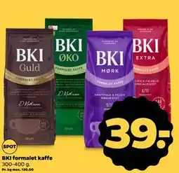 Netto BKI formalet kaffe tilbud