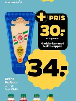 Netto Grana Padano tilbud