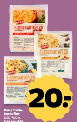 Netto Peka flødekartofler tilbud