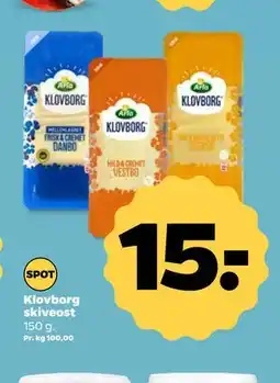 Netto Klovborg skiveost tilbud