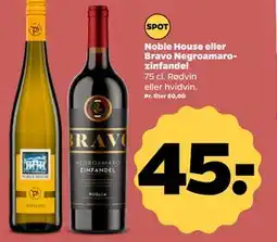 Netto Noble House eller Bravo Negroamaro-zinfandel tilbud