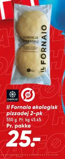 Bilka Il Fornaio økologisk pizzadej 2-pk tilbud