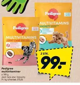 Bilka Pedigree multivitaminer tilbud