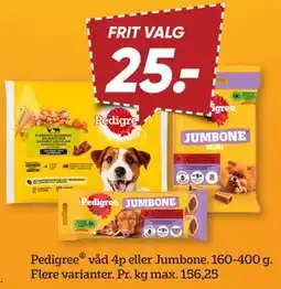 Bilka Pedigree våd 4p eller Jumbone tilbud