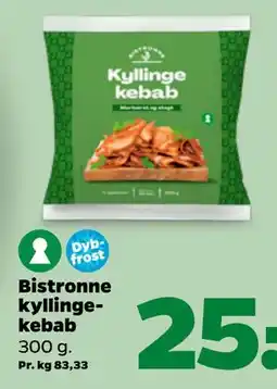 Netto Bistronne kyllingekebab tilbud