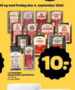 Netto La Campagna udenlandske specialiteter tilbud
