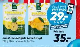 Bilka Sunshine delights tørret frugt tilbud
