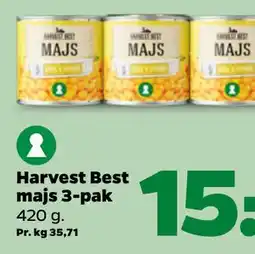 Netto Harvest Best majs 3-pak tilbud