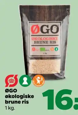Netto ØGO økologiske brune ris tilbud