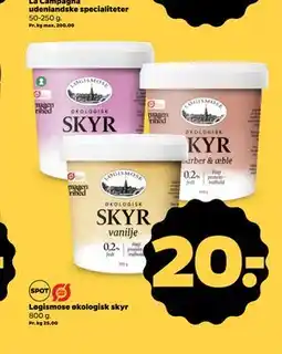 Netto Løgismose økologisk skyr tilbud