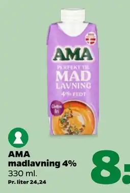 Netto AMA madlavning 4% tilbud