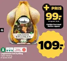 Netto Løgismose hel kylling tilbud
