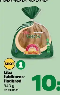 Netto Liba fuldkornsfladbrød tilbud