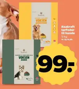 Netto Raakraft tørfoder til hunde tilbud