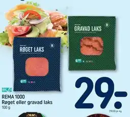 REMA 1000 REMA 1000 Røget eller gravad laks tilbud