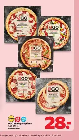 Netto ØGO økologisk pizza tilbud