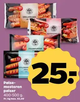 Netto Pølsemesteren pølser tilbud