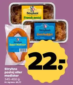 Netto Stryhns postej eller medister tilbud