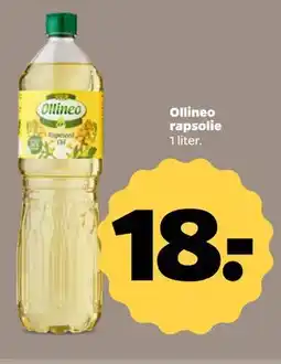 Netto Ollineo rapsolie tilbud