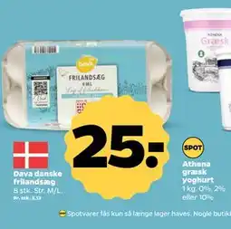 Netto Dava danske frilandsæg tilbud