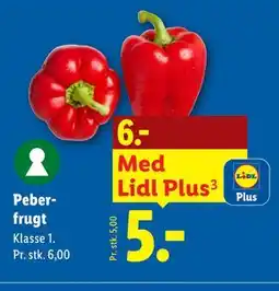Lidl Peberfrugt tilbud