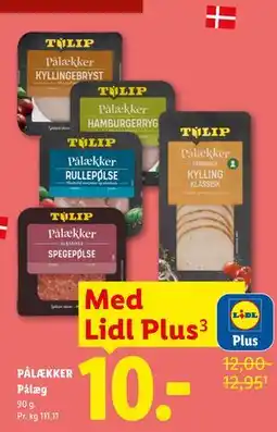 Lidl PÅLÆKKER Pålæg, App-pris tilbud