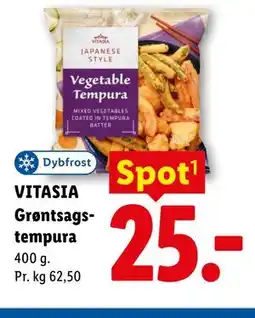 Lidl VITASIA Grøntsagstempura tilbud