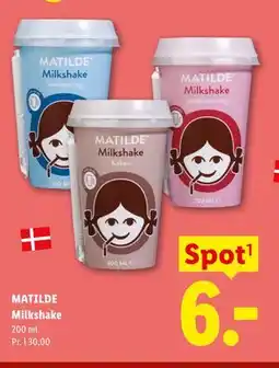Lidl MATILDE Milkshake tilbud