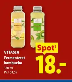 Lidl VITASIA Fermenteret kombucha tilbud